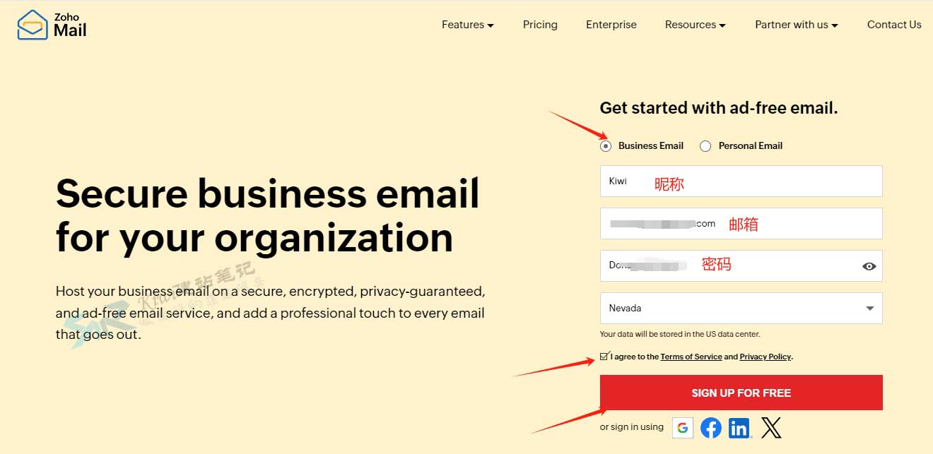 ZOHO Enterprise Email Configuration Guide